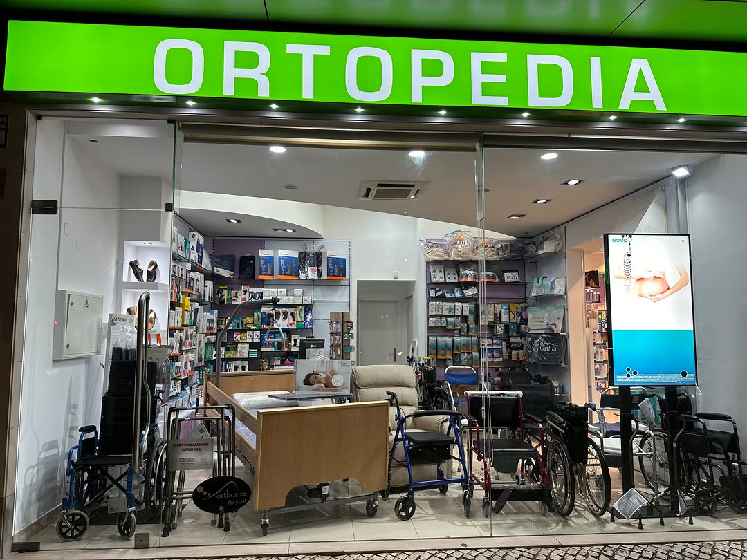 Espaço de ortopedia da Farmácia da Guarda Inglesa